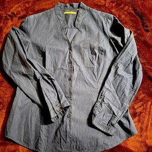 Pierre Cardin Navy blue button down shirt